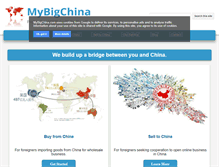 Tablet Screenshot of mybigchina.com